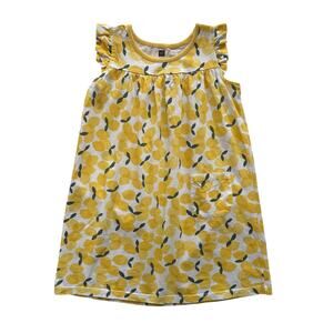 Tea Collection Italy Lemons Pocket Dress Size 5